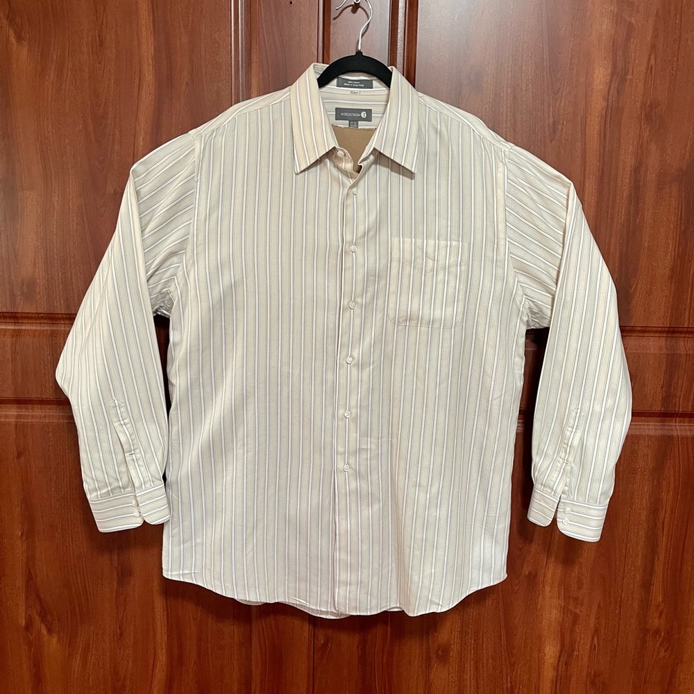 Nordstrom and Martha and George Mens (2) dress shirt XXL